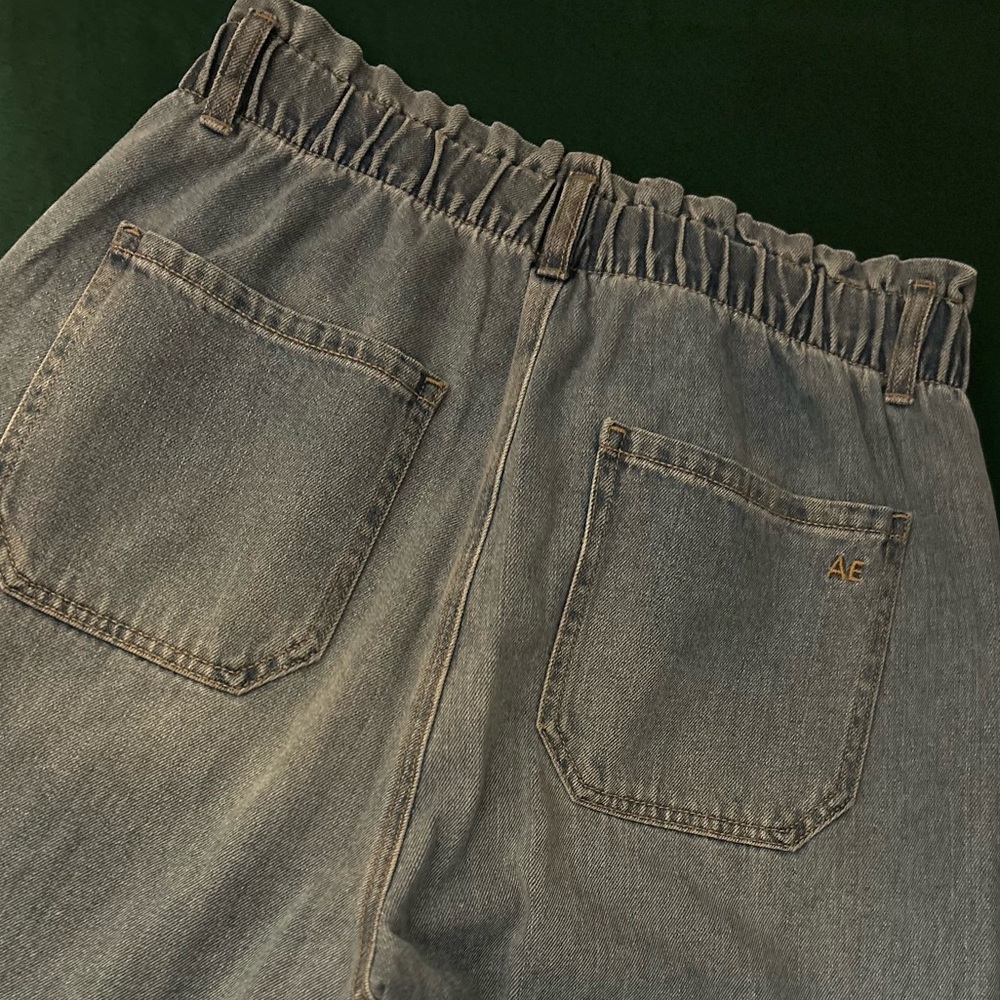 Women’s American Eagle Baggy Jean size 10 Blue Street NO. 3685 - Picture 12 of 12